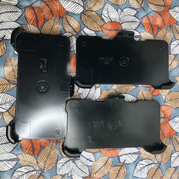 (3) Otterbox Defender Series Replacement Holsters for iPhone 8 Plus Black - Picture 2 of 3